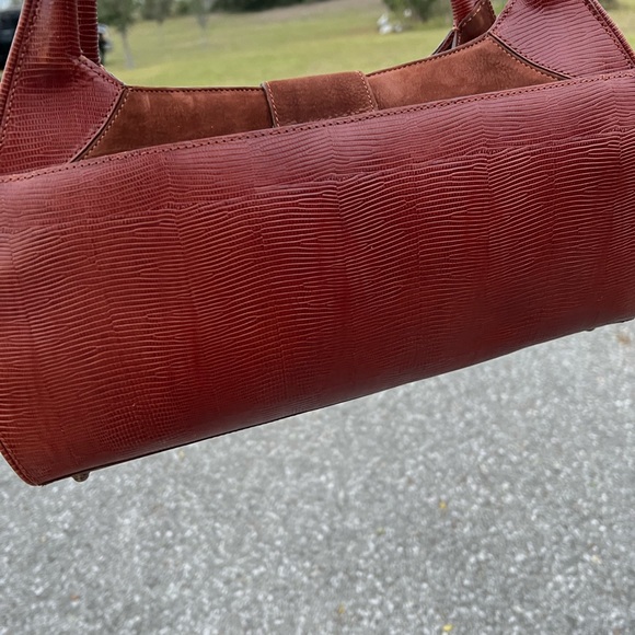 Vintage Brahmin Calf Hide Fruit and Floral Purse - Picture 11 of 14